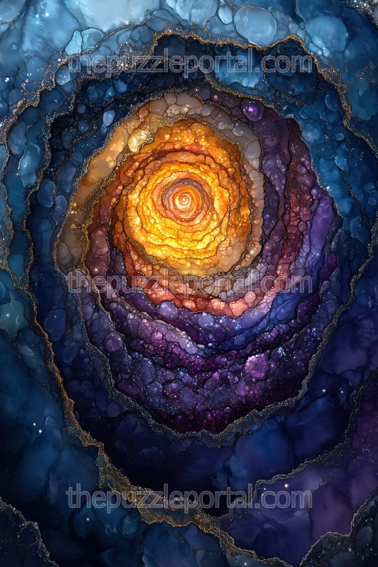 Spiraling Galaxy Jigsaw Puzzle