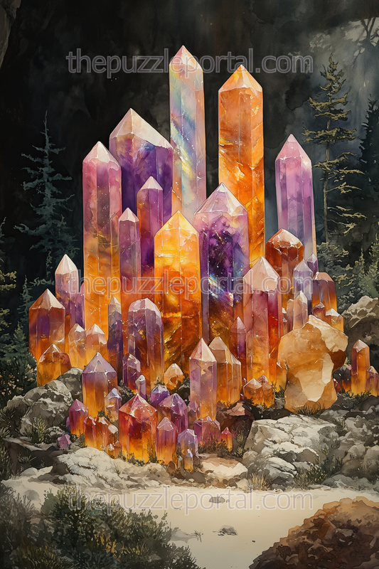 Crystal Cavern Jigsaw Puzzle