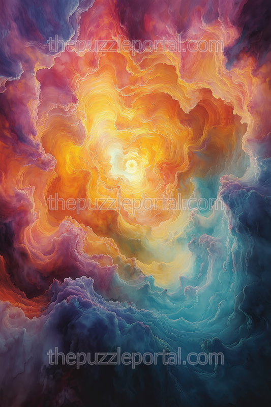 Cosmic Blaze Jigsaw Puzzle