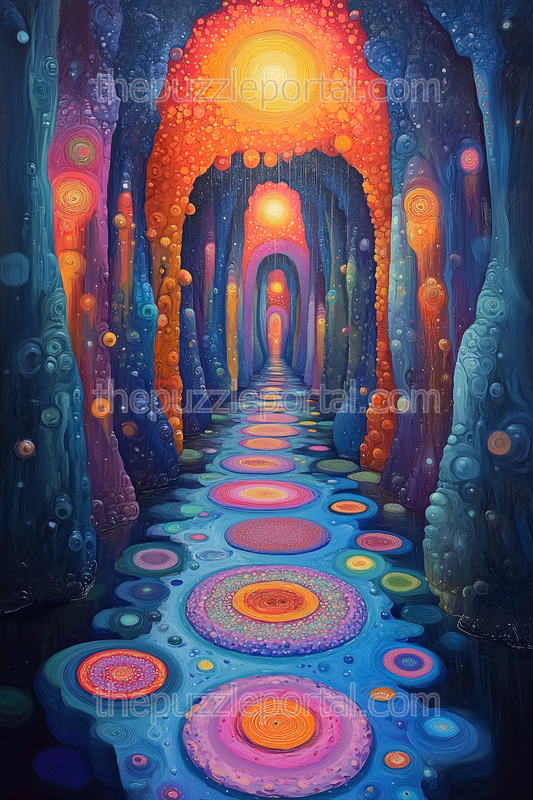 Enchanted Cavern Pathway Jigsaw Puzzle
