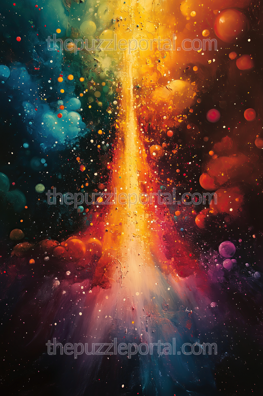 Cosmic Explosion Jigsaw Puzzle
