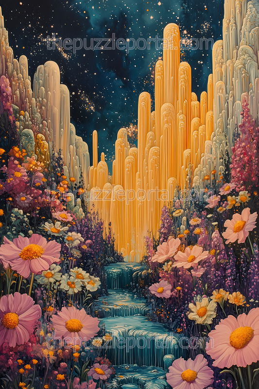 Floral Canyon Jigsaw Puzzle