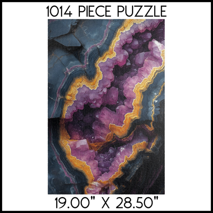 Amethyst Crystal Formation Jigsaw Puzzle