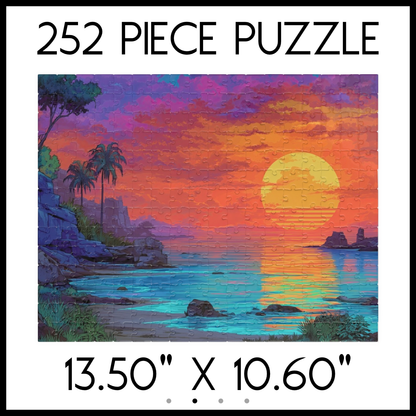 Twilight Palmscape Jigsaw Puzzle