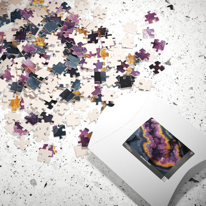 Amethyst Crystal Formation Jigsaw Puzzle