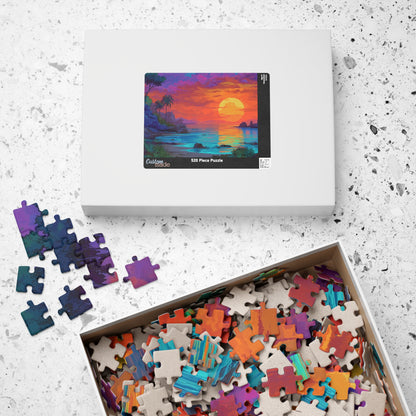 Twilight Palmscape Jigsaw Puzzle